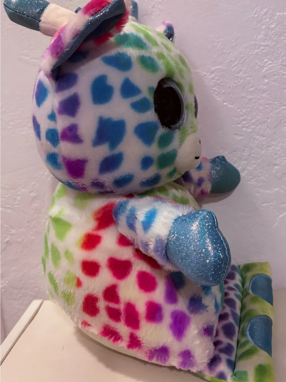 Plush Rainbow IPad Holder Stuffed Animal